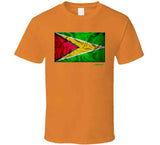 Guyana Flag Ladies T Shirt