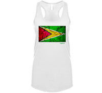 Guyana Flag Ladies T Shirt