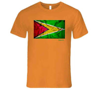 Guyana Flag Ladies T Shirt