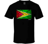 Guyana Flag Ladies T Shirt