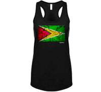 Guyana Flag Ladies T Shirt