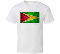 Guyana Flag Ladies T Shirt