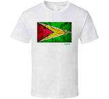 Guyana Flag Ladies T Shirt