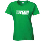 Guyana Home Sweet Home Ladies T Shirt