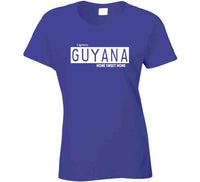 Guyana Home Sweet Home Ladies T Shirt