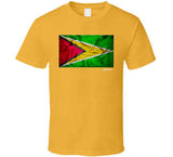 Guyana Flag Ladies T Shirt