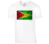 Guyana Flag Ladies T Shirt