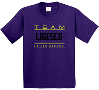 Ligosco  Basketball 2 Kids T Shirt