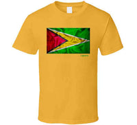 Guyana Flag Ladies T Shirt